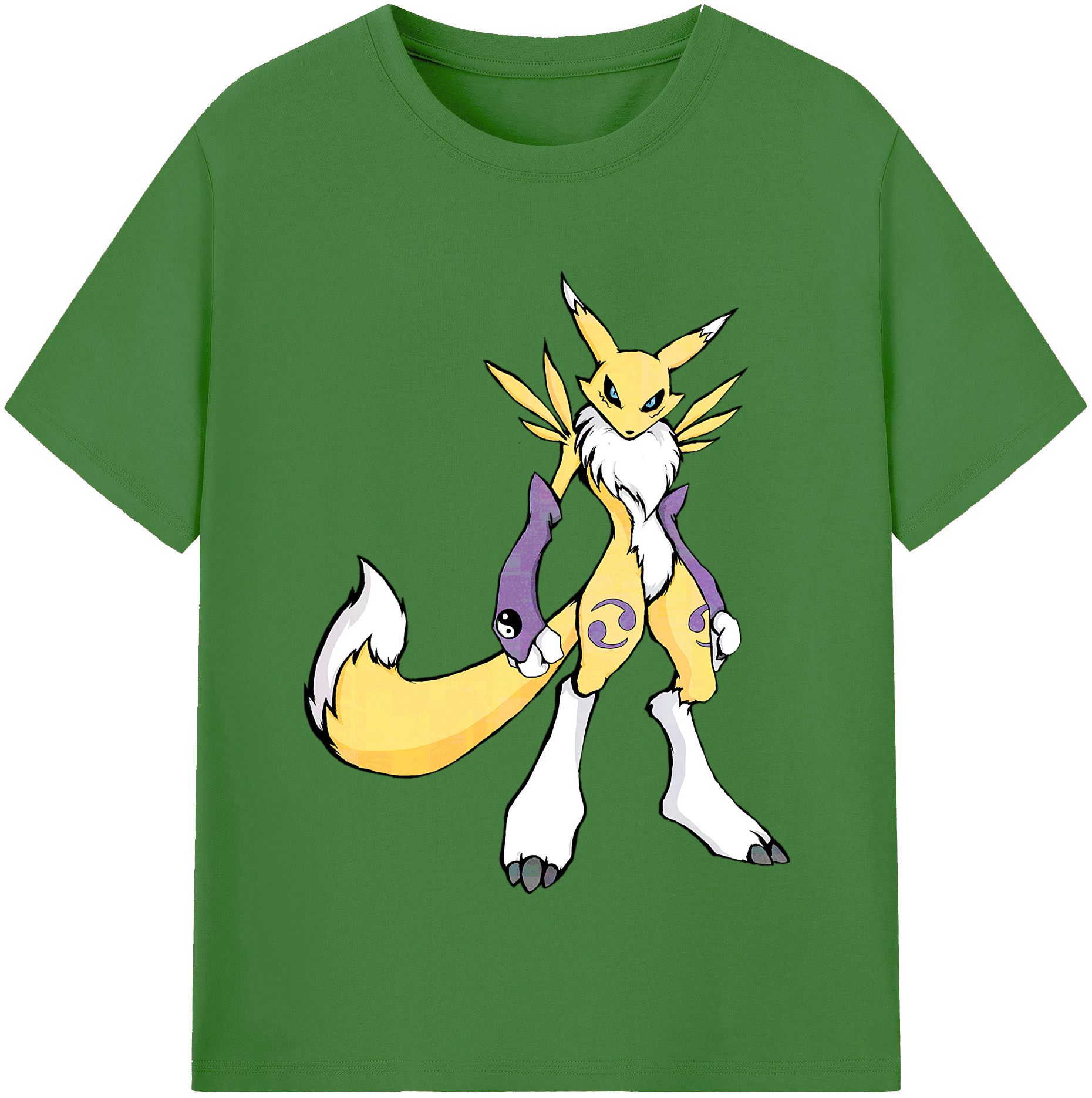 （画像用） Digimon デジタルモンスター/デジモン レディースカジュアルプリントTシャツ（綿100％）